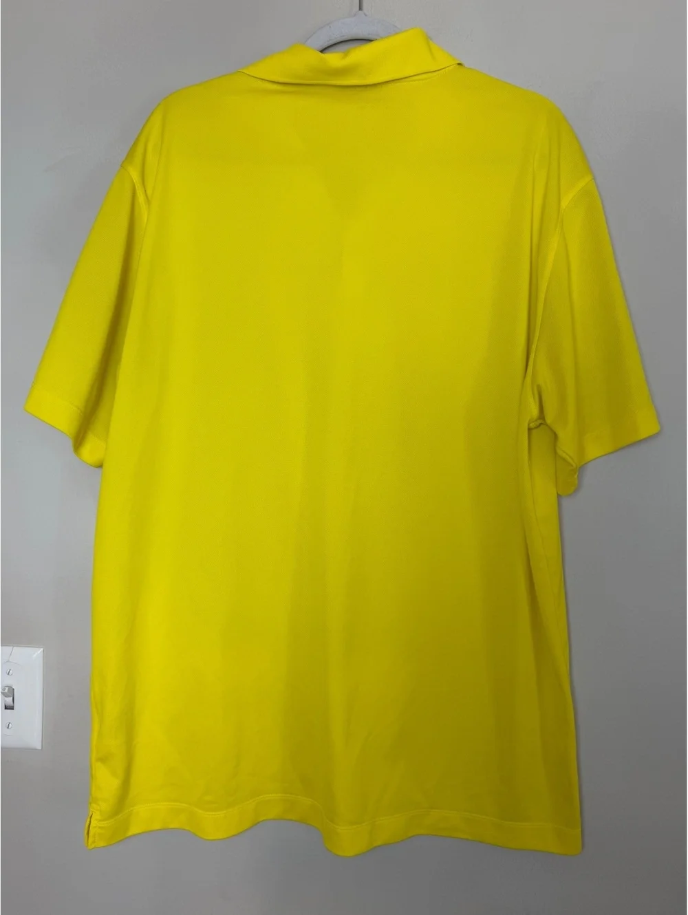 Nike Golf Dri-FIT Yellow Polo Shirt Size XL